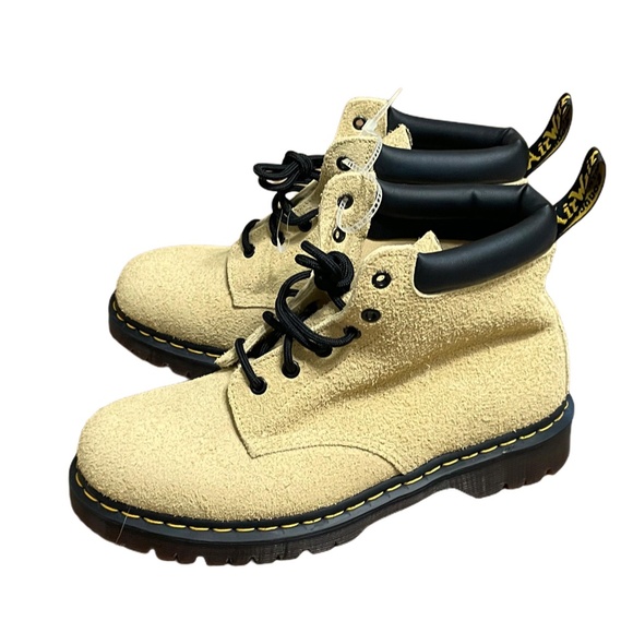 Dr Martens 939 Ben Suede Lace Up Boots Hazy Yellow Men SZ 10 Women 11 NEW! - Picture 3 of 8